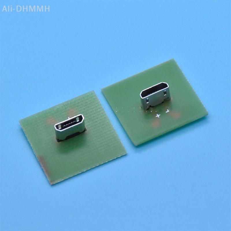 5pcs Micro Female Seat Vertical USB Socket In-line Charging Function Female Seat Microphone 5PUSB Female Seat Has Been Welded