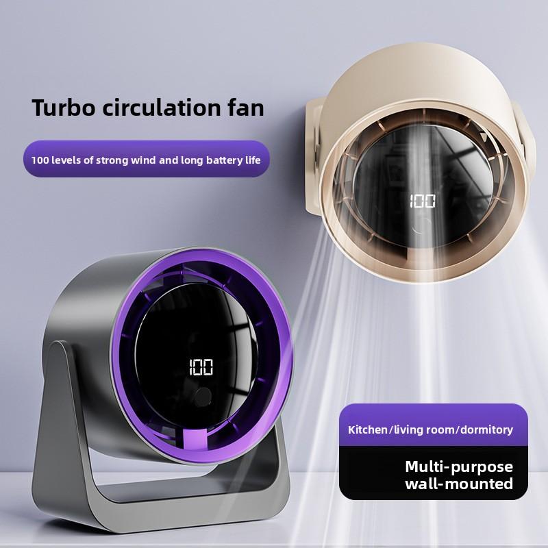 Desktop Small Fan, Household Desktop Charging Air Circulation Fan, Office, Student Dormitory Mini Electric Fan