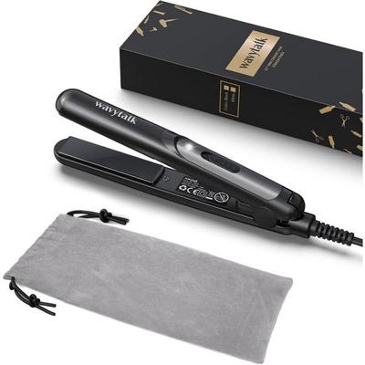 Wavytalk Wavytalk Mini Flat Iron Hair Curl Bangs Travel, Graphite Black, 1 Piece