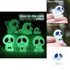 Resin Ghost Miniature Figurine With Glow Effect For Diy Micro Landscapes And Home Decor Enthusiasts