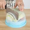 1Pc Vegetable Salad Cutter Cutting Bowl Chopper For Vegetable Slicecut Fruit Salad Kitchen Tools Accessorie Gadgets Kitchen Item