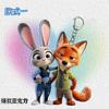 Portachiavi Creativo Carino del Film Zootopia Ornaments in Acrilico Cartone Animato Anime Decorazione per Borse alla Moda Regali per Coppie Amici
