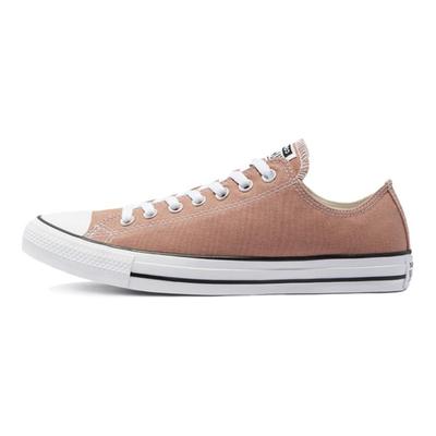 Zapatillas de lona de corte bajo Chuck Taylor All Star cómodas y versátiles unisex rosa coral