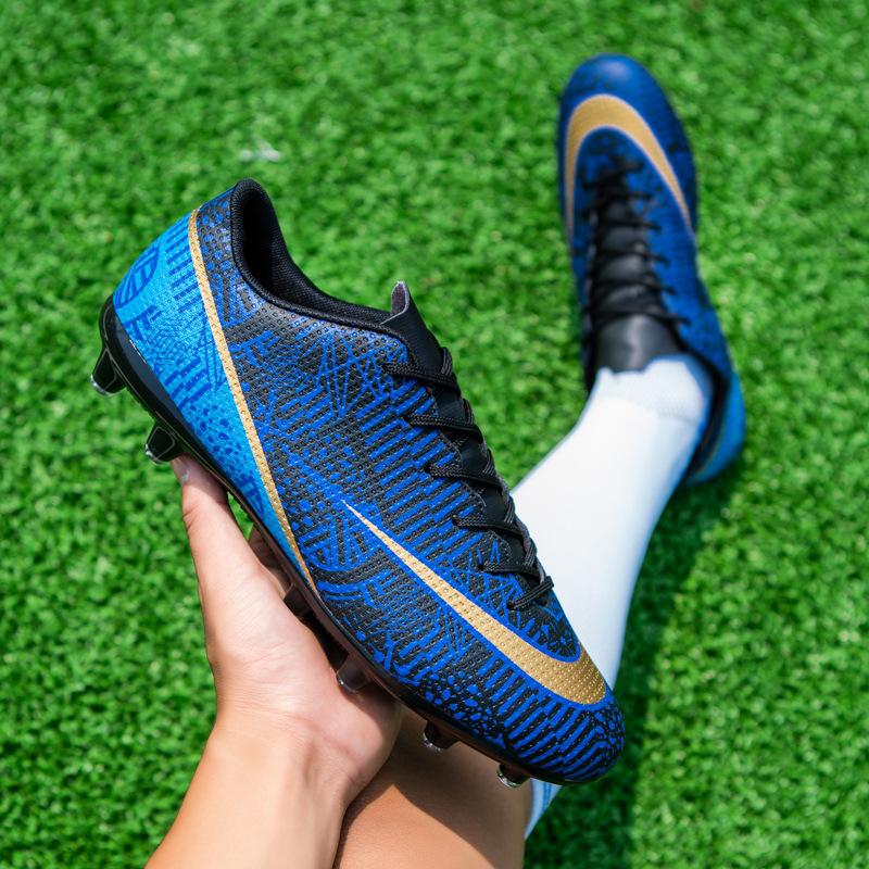 Football shoes men's x2 falcon broken nails tf training special children's ag long nails adult female students game shoes