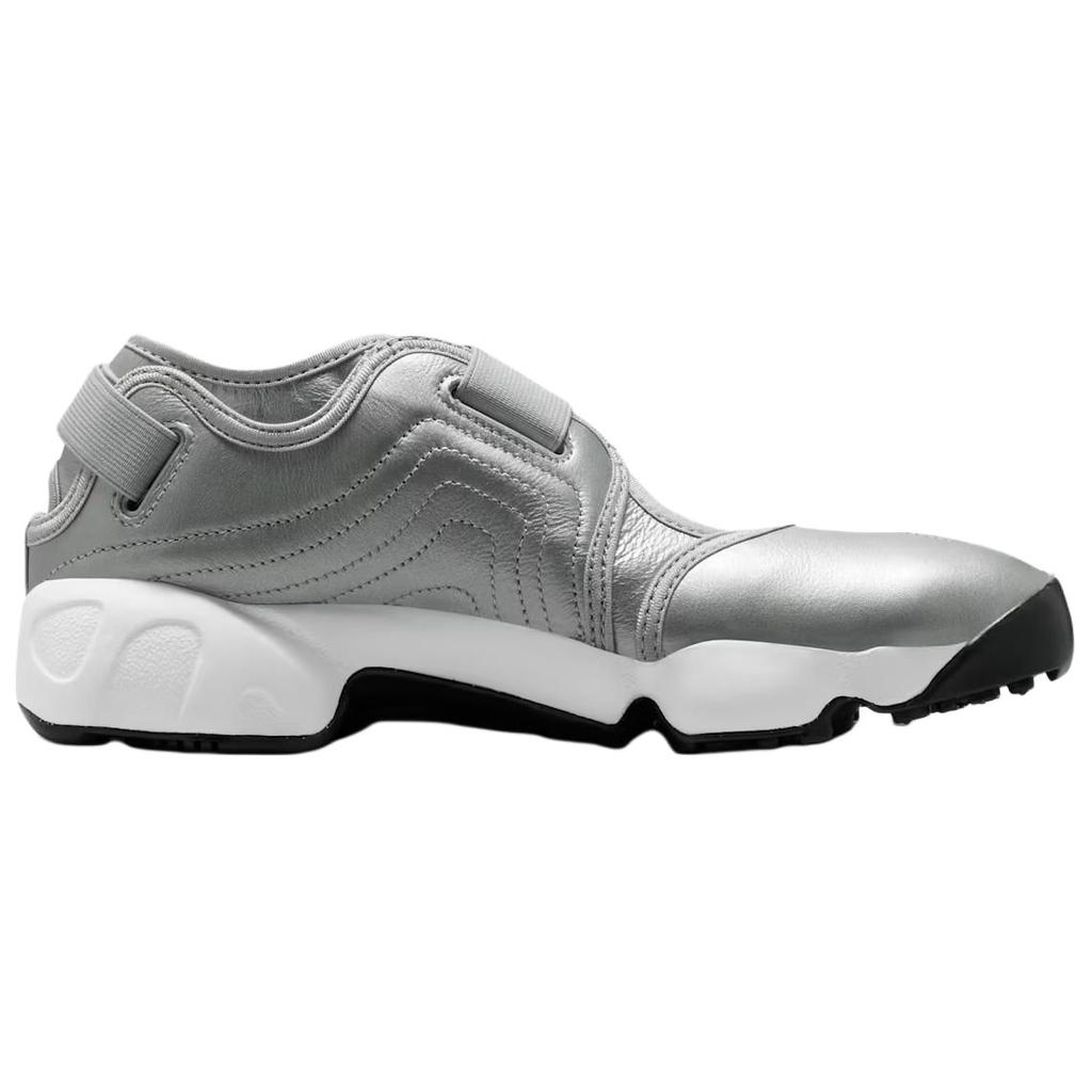 Nike Air Rift Leather Comfortable Versatile Lifestyle Casual Shoes Women Casual Shoes Silver HM5737-003