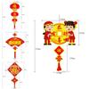 Feestelijke Chinese Lente Festival Fulu Decoratieve Papieren Hangdecoraties Voor Nieuwjaarsviering