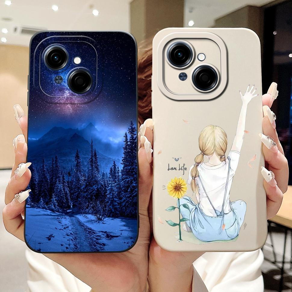 For Tecno Spark Go 1 Case Go1 Cute Cartoon Cover Soft Silicone Fundas Phone Case For Tecno SparkGo Spark Go 2025 Back Cover Capa