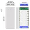 Type-C 8-Slot 18650 Battery Charger & DIY Power Bank Shell Kit