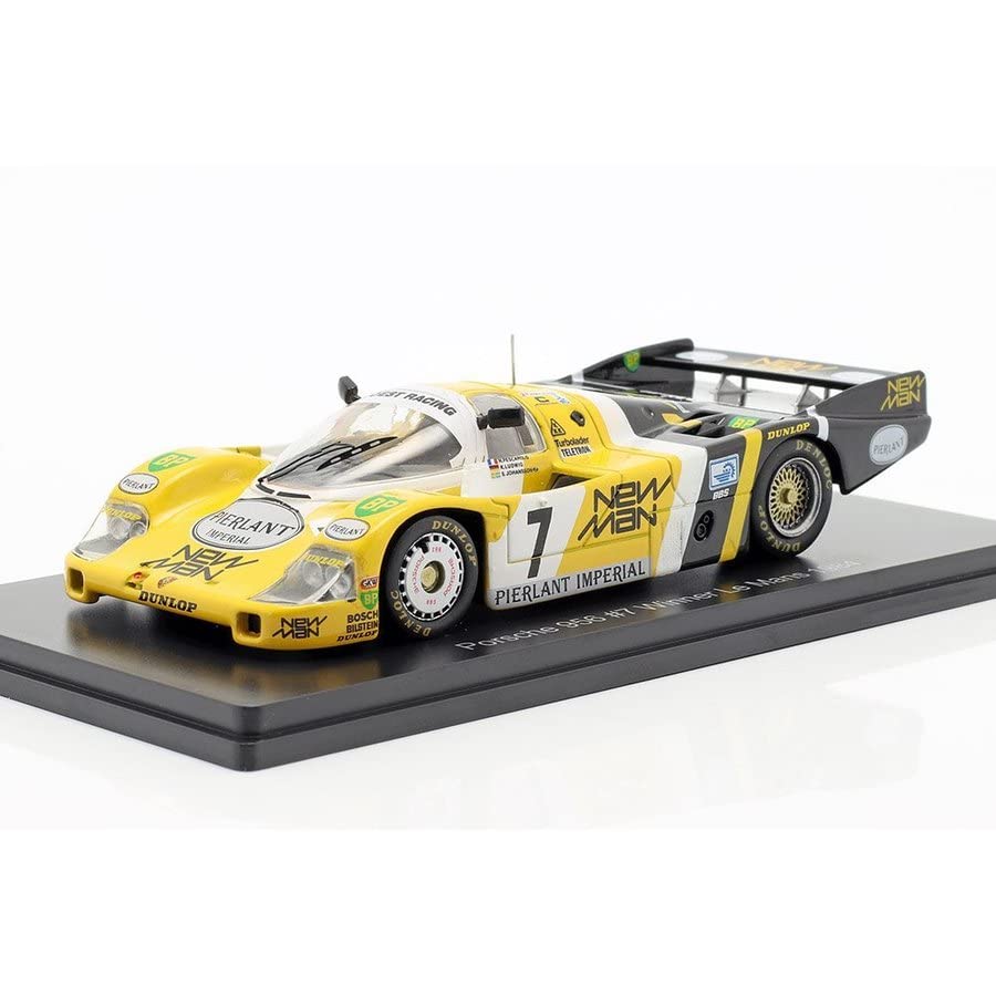Porsche 956L Miniature Car 1/43 Scale 24 Hours of Le Mans Race 1984 Winner TEAM NEWMAN JOEST RACING N7