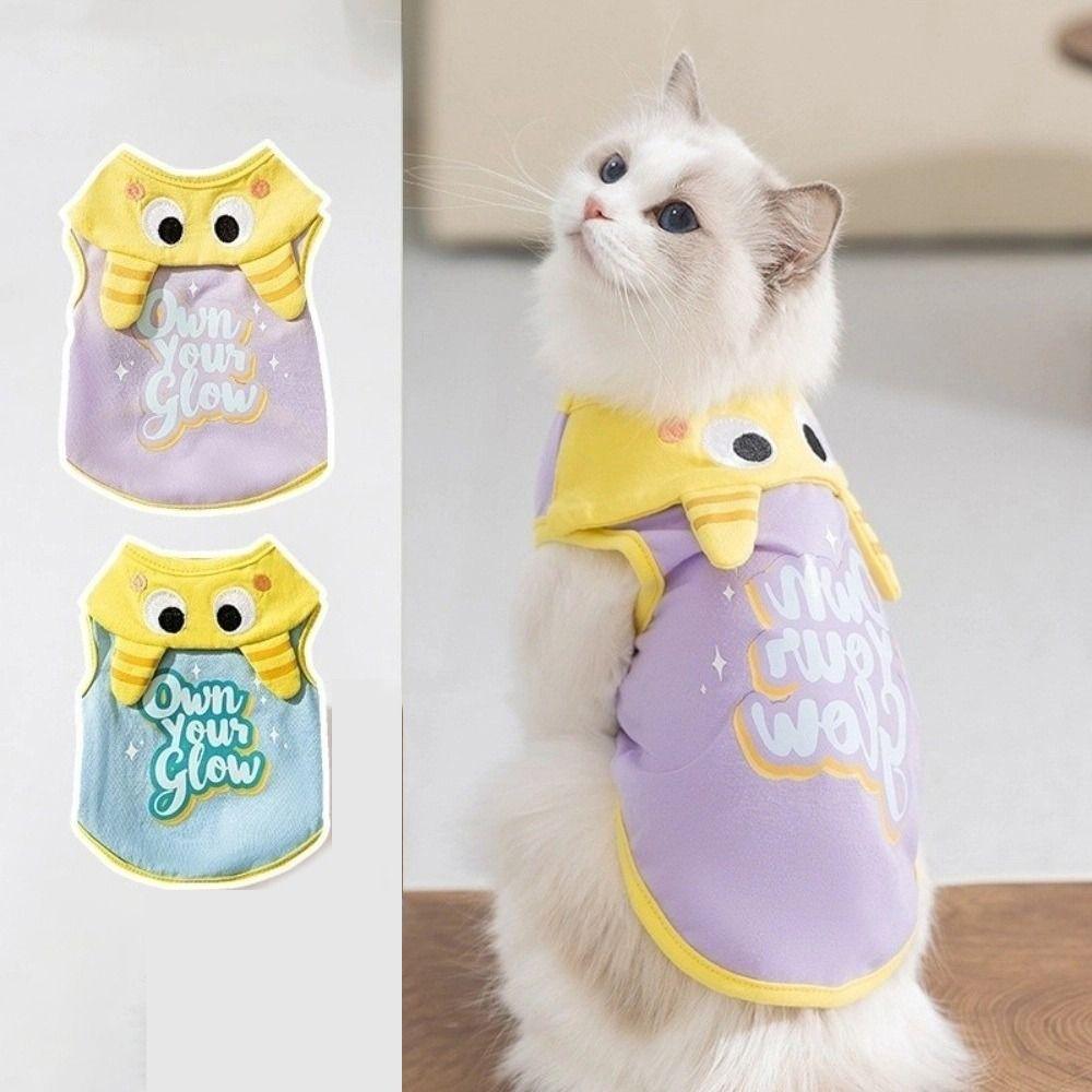 Sleeveless Dog T-Shirt Breathable Puppy Clothes Cute Pet Clothing  Spring Summer