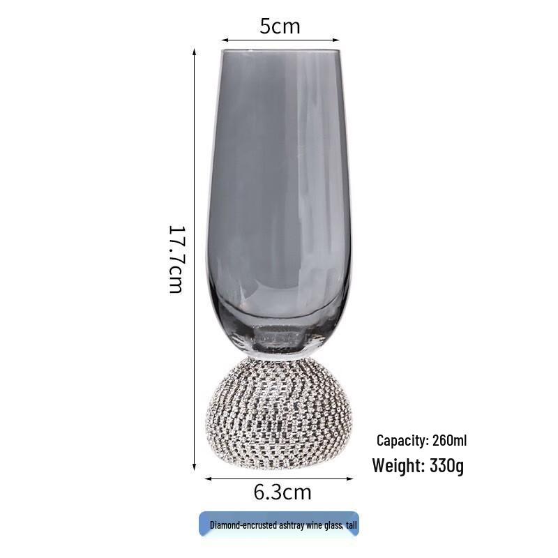 Shangqi Роскошная флейта для шампанского, инкрустированная бриллиантами