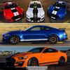 Ford Mustang GT Racing Stripes: Side Skirt and Hood Decals for Modified Cars