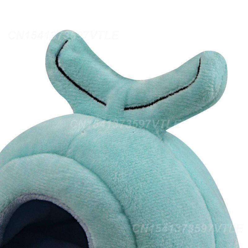 

Гнездо для питомца, хомяк, ежик, зимнее гнездо, мягкая, удобная, теплая клетка для маленьких животных, пещера, кровать, домик из хлопка в форме хвоста кита синий