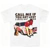 T-shirt Appelle-moi si tu te perds, T-shirt Graphique Vintage, T-shirt Esthétique Hip Hop Rap, T-shirt Unisexe Streetwear