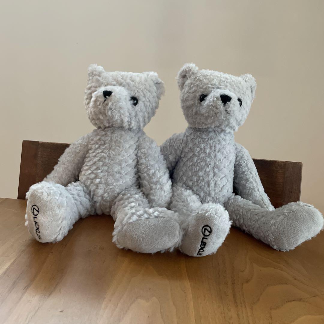 

[USED] LEXUS teddy bears (2 pieces) Lexus plush toys