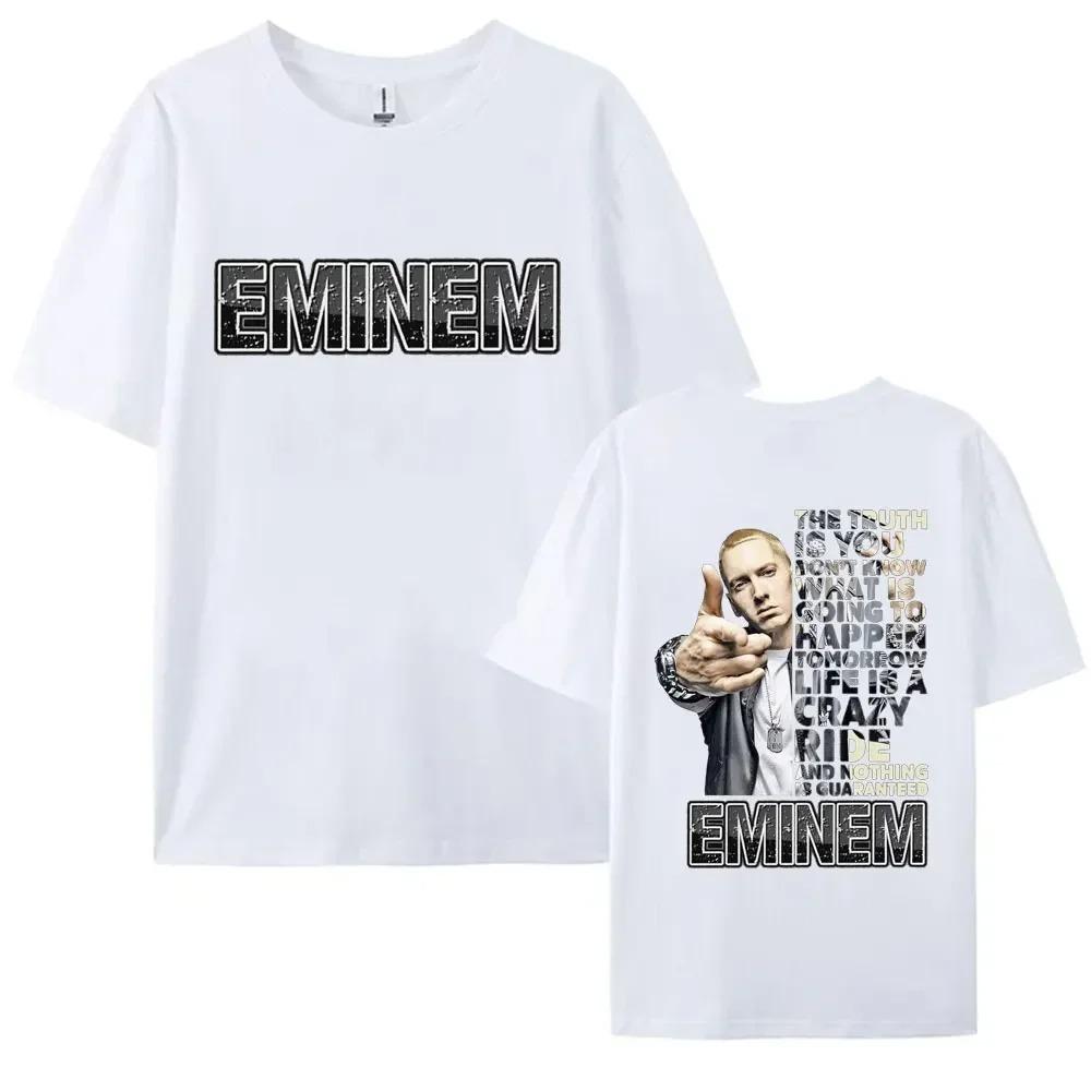 2026 Rapper Eminem New Album Graphic Print T-shirts Men Women's Hip Hop Trend Short Sleeve TShirt Summer Cotton T Shirt for Fans Gift