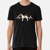 Fox Terrier Heartbeat Premium T-Shirt S To 5XL Made In the AU/USA T-Shirt