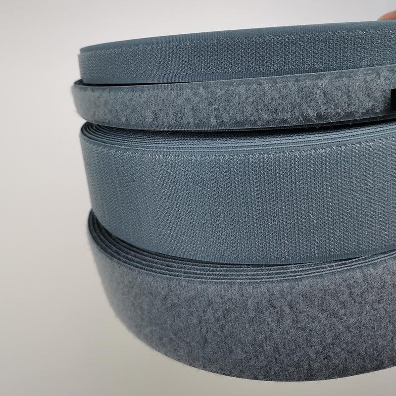Xinyang Multi-Spec Velcro: Silver & Dark Gray - Mother-to-Child Sewing Burr Tape