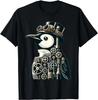 Cool Steampunk Mechanical Penguin Lover Vintage Penguin TShirt for Unisex Women Teens All Seasons Cotton Short Sleeve Soft
