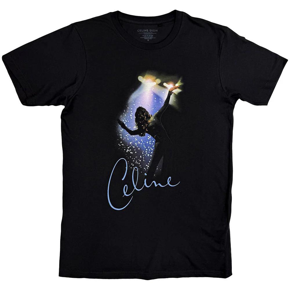 Celine Dion T-Shirt: Spotlight (Black) OFFICIAL NEW XL