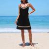Lace Summer Floral Printed Strappy Dress - Sexy Beachwear for Women