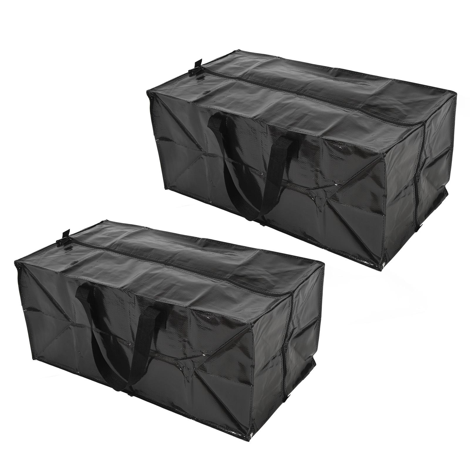 

2PCS Packing Bag Carrying Handles Heavy Duty Large Space Waterproof Moving Bag for Space Saving Moving Storage