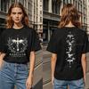 Fourth Wing DoubleSided TShirt Basgiath War College TShirt Women Tshirts High Quality Cotton Short Sleeve Graphic Vintage Tee