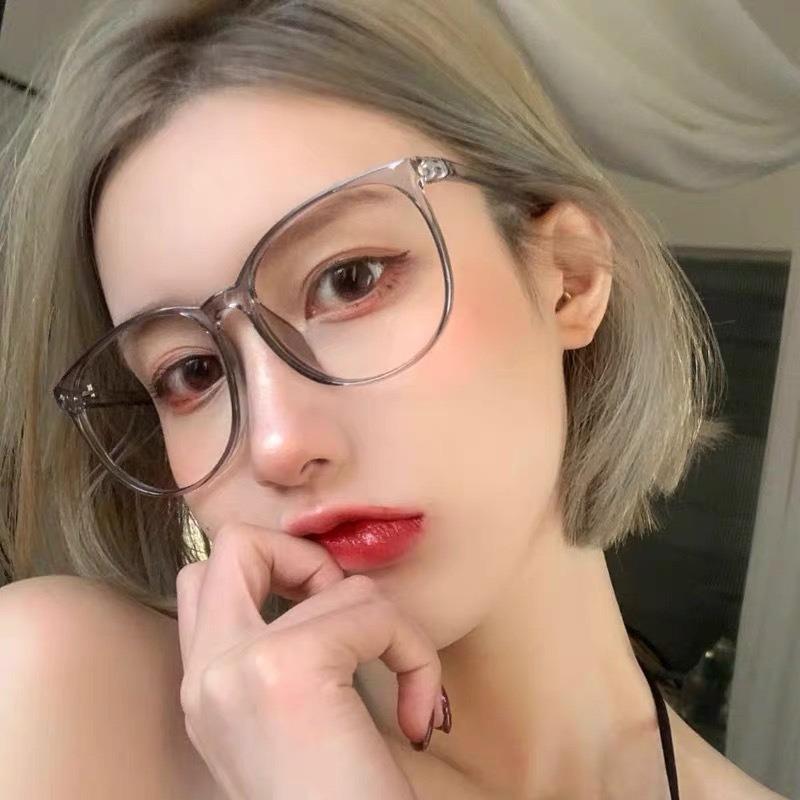 Anti Radiation Glasses for Women Retro Round Glasses Frame Anti Blue Light Eyeglasses