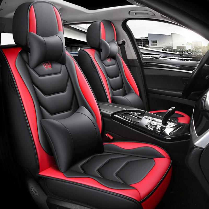 Five-Seat Seat Cushions, Full Set of Five-Seat Seat Covers, Compatible with Five-Seat Vehicles, New Seat Cushions, Five-Seat Covers