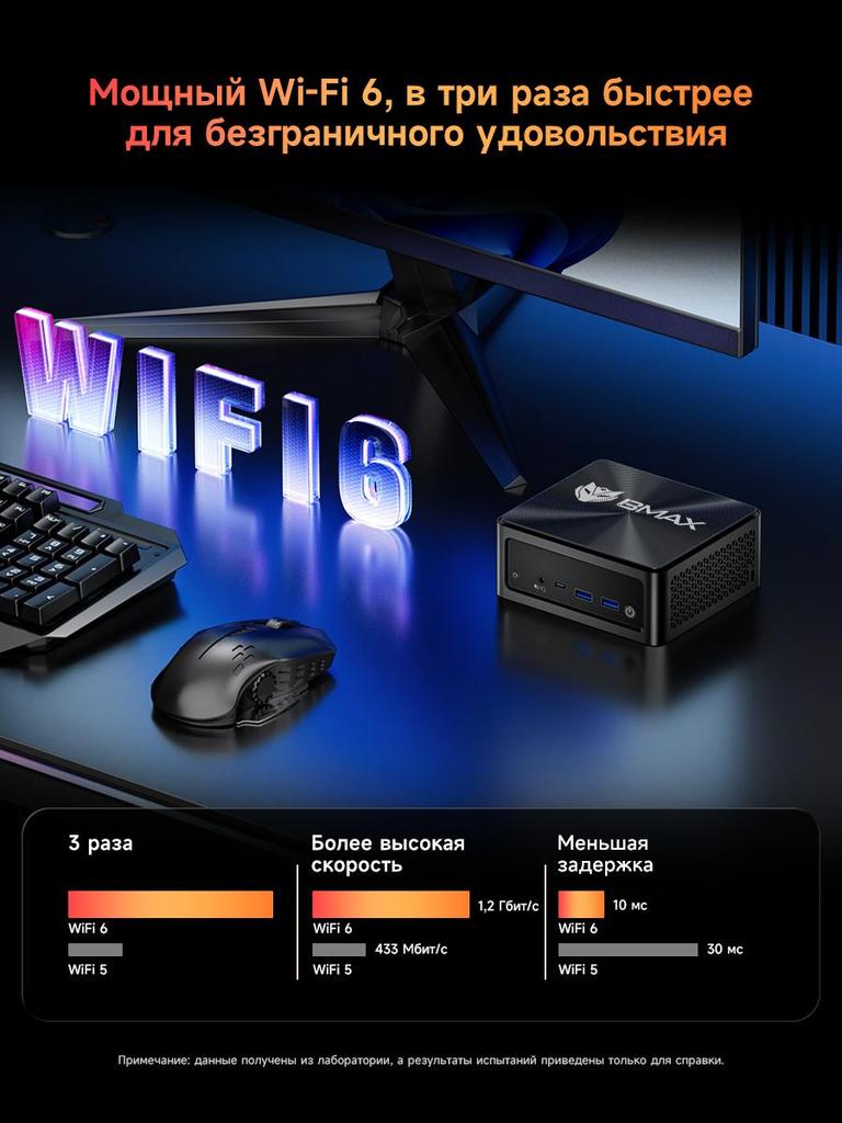 Mini Pc BMAX B8A Power 32G+1T SSD AMD Ryzen 5 7430U Type-C (full Features)