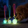 Interactively Pet Ball Flashing Rolling Jumping Waterproof Dog Chew Toy Ball for Aggressive Chewers