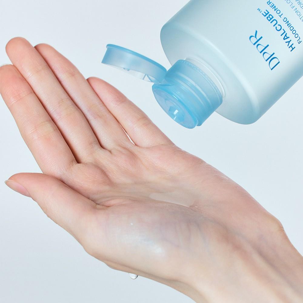 DPPR Hyalcube Flooding Toner Hyaluronic Acid Hydrating Facial Toner 300ml
