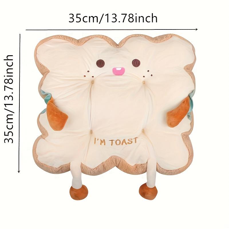 [Cute Cartoon Lumbar Cushion] Soft, Lightweight VISNFA Cute Cartoon Character Car Lumbar Cushion | Portable Seat Support for Driving & Office