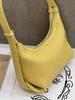 Borsa a tracolla a forma di raviolo in vera pelle: Moda Donna 2025 Monospalla & Portatile