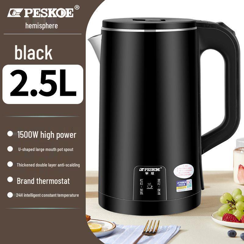 Large Capacity Smart Electric Kettle with Durable Anti-scald Design and Automatic Shut-Off