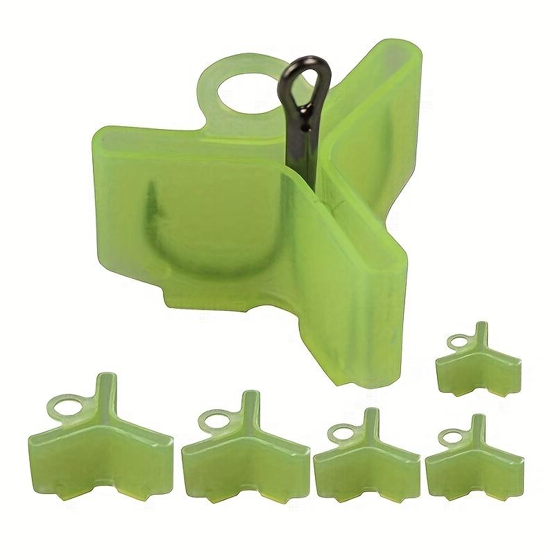 50 Stück Angelhaken Kappe Drillingshaken Schutzhülle Set Sicherheitshaken Schutzhüllen Kunststoff 1-5# Köder Angelzubehör