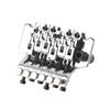 Tremolo Bridge System Double Rocking Spring Stabilizer Device for Electric GuitarSilver