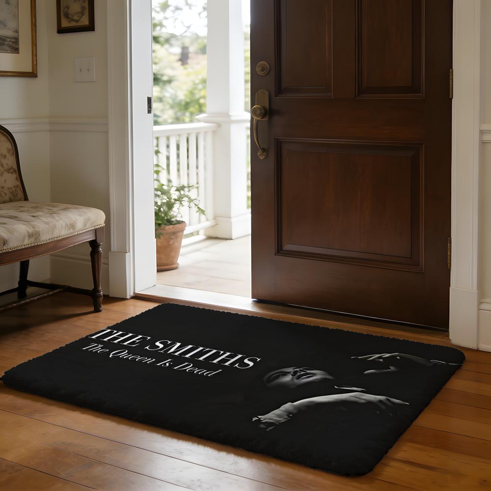 

Floor Mat Soft Flannel Rug Non-Slip Absorbent Mat for Bathroom Bedroom Home Decor The S-Smiths 50x80cm
