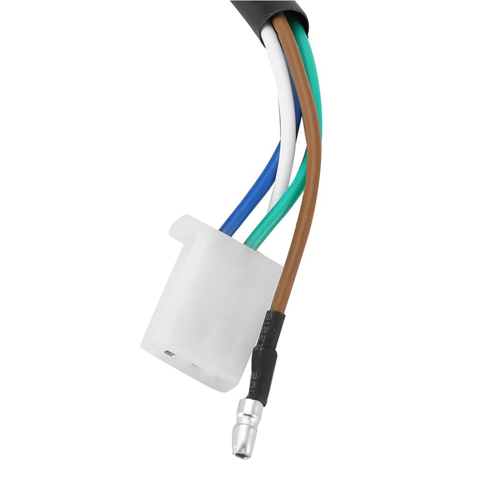 Universal Motorrad Retro Schwarz Shell Weiß Objektiv Scheinwerfer Front Scheinwerfer für GN125