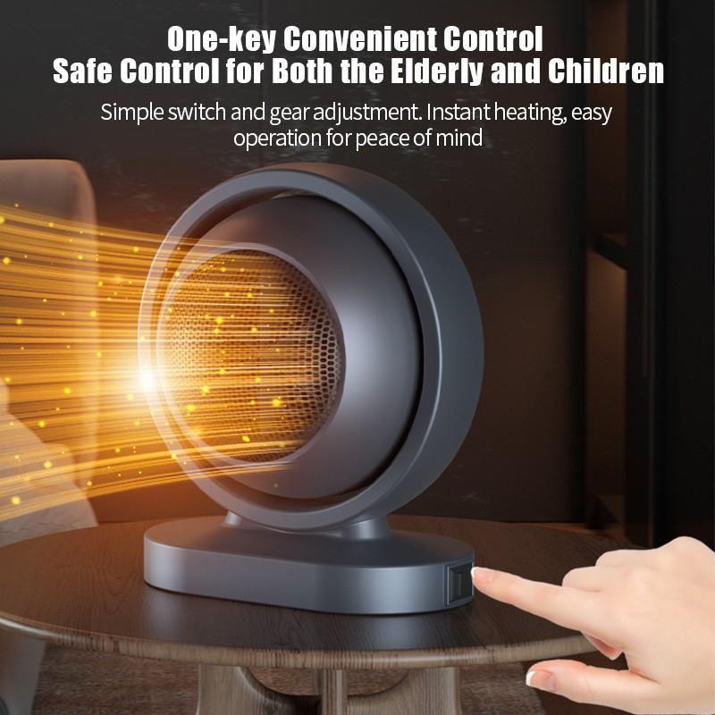 Winter Sun Worth Maker Electric Heater Portable Desktop Fan Stove Warm Air Blower Mini Radiator Home Office Room Warmer For Winter Low Consumption