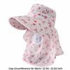 Fashion Mesh Breathable Sun Hat Fordable Wide Brim Face Hood Hat Breathable Anti-UV Basin Cap Outdoor Camping