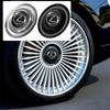 AAOU1 3D Floating Car Wheel Hub Center Cap Badge Covers Sticker Emblem Accessories for Lexus GS LC RC RX UX NX CT200h F Sport ES LS IS
