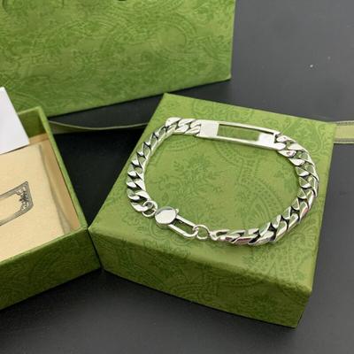 Bracelet creux entrelacé en argent sterling 925 tendance de la mode pour couple sauvage fête d'anniversaire mode bijoux de marque de luxe