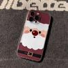 Capa de Celular Desenho de Boneco de Neve de Natal Para iPhone 16 15 11 12 14 13 Pro Max Mini XS Max XR SE 7 8 Plus Capas de Silicone Macio