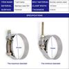 2.75 Inch Stainless Steel 304T Exhaust Pipe Clamp for Silicone Turbo Hoses (73-81) - Two-Pack