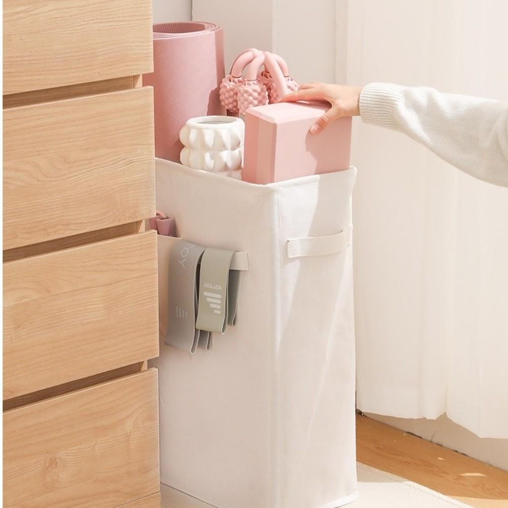 Velkokapacitní úložné koše na podložky na jógu Skládací organizér na fitness potřeby Stojan na domácí posilovnu