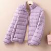 Light Down Jacket Women's New Autumn and Winter Down Duck Down Jacket Japanese and Korean Stand-up Collar Women's Down Jacket
