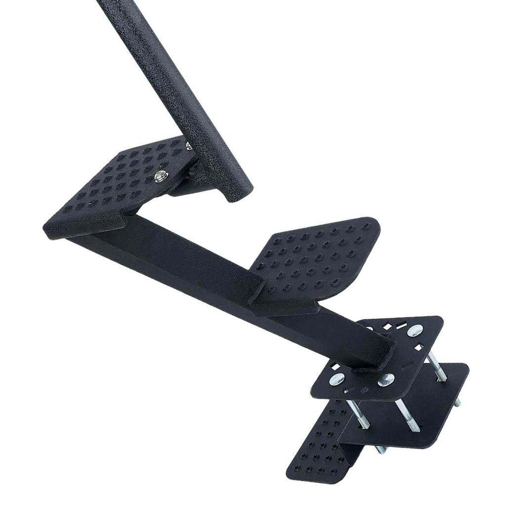 Boat Trailer Step Carbon Steel 2 Steps Anti Slip Universal Trailer Tongue Step with Handle
