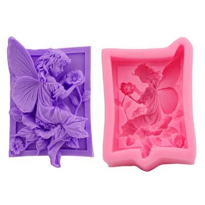 Fairy Angel Flower 3D Resin Clay Silicone Molds Diy Handmade Soap Mold