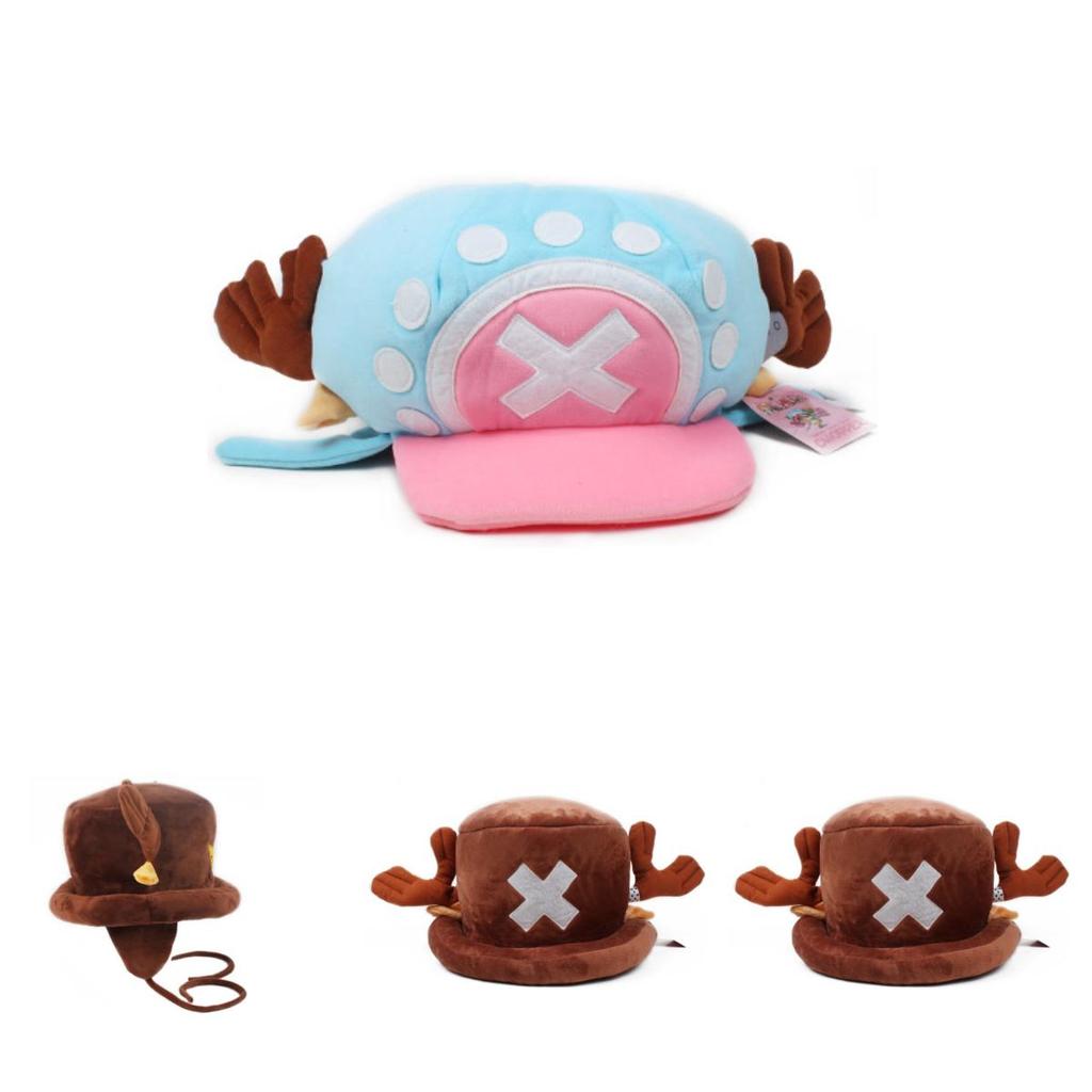Anime One Piece Chopper Pluszowy Kapelusz Rybaka Miękki i Uroczy Dodatek Odzieżowy
